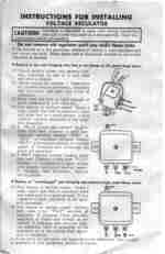6volt Positive Ground Regulator Instructions, page 1